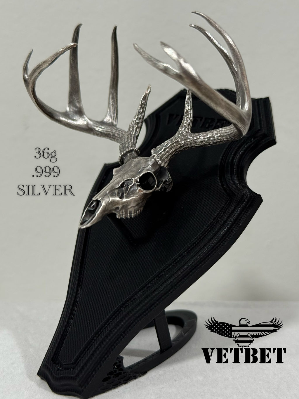 .999 Silver - Wide Racked Trophy Whitetail Deadhead