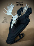 Bull Moose Deadhead - .999 Fine Silver