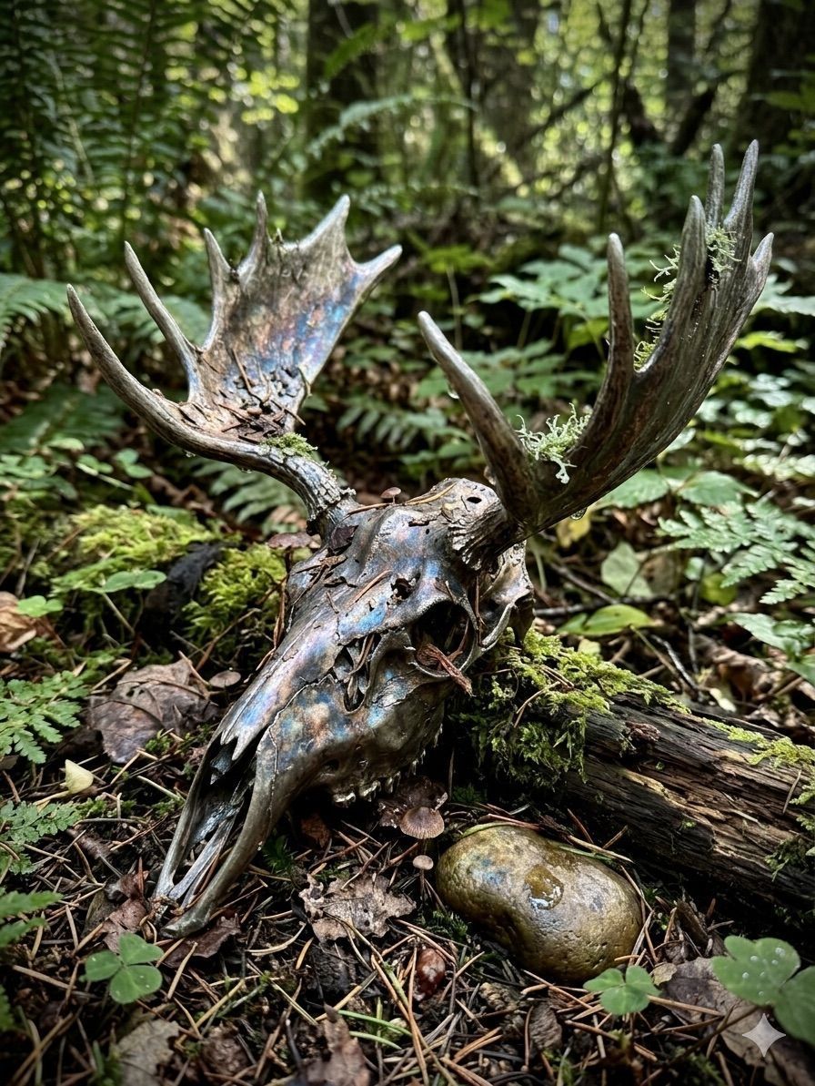 Bull Moose Deadhead - .999 Fine Silver